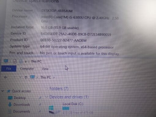 HP Elitebook 840 G3 14" i5 6th gen SSD 512GB RAM 16GB  backlit Grade A- 6780 refurbished laptop SKU6780 - Image 14