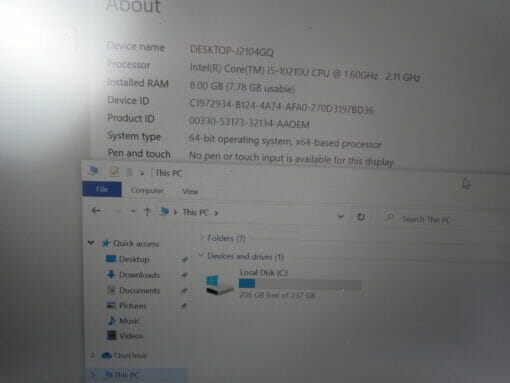 HP Elitebook 840 G7 14" i5 10th Gen SSD 256GB RAM 8GB Grade A New Laptop SKU6277 - Image 9