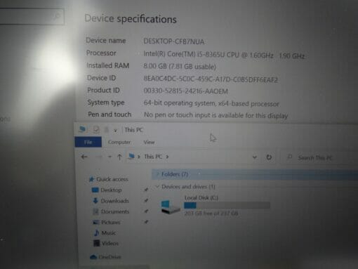 HP Elitebook 840 G6 14" i5 8th Gen SSD 256GB RAM 8GB Grade A- laptop SKU6077A - Image 9