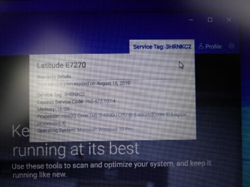 Dell Latitude E7270 12.5" i5 6th gen SSD 256GB RAM 16GB Grade A refurbished laptop SKU7360 - Image 12