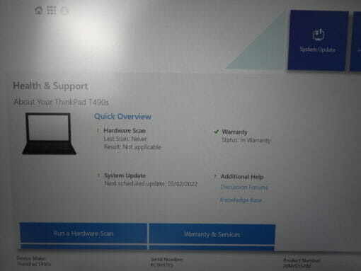 Lenovo ThinkPad T490s 14" FHD i5 8th gen SSD 512GB RAM 8GB warranty 7160 laptop Grade A SKU7160 - Image 15