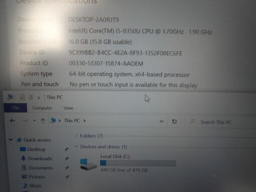 HP Elitebook 830 G5 13" i5 8th gen SSD 512GB RAM 16GB Grade A- laptop SKU7377 - Image 12