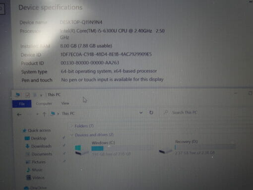 HP Elitebook 840 G3 14" i5 6th gen SSD 256GB RAM 8GB 7423 backlit Grade B+ refurbished laptop SKU7423 - Image 13