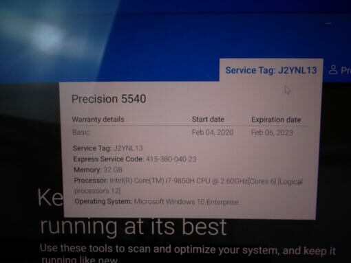 Dell Precision 5540