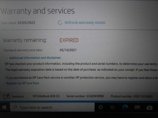 HP Elitebook 830 G5