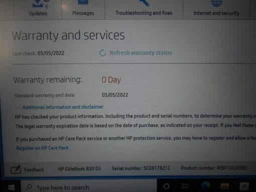 HP Elitebook 830 G5