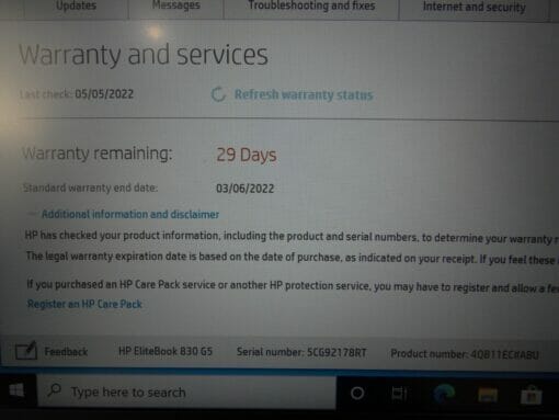 HP Elitebook 830 G5