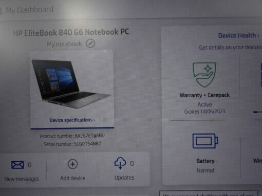 HP Elitebook 840 G6