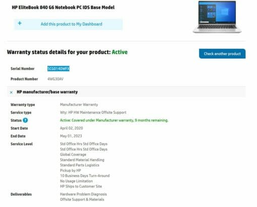 HP EliteBook 840 G6 Motherboard