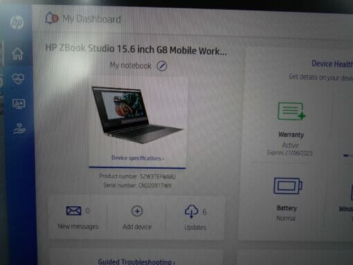 HP Zbook Studio 15 G8