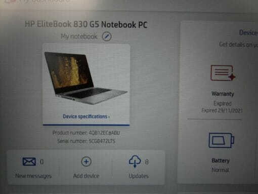 HP Elitebook 830 G5