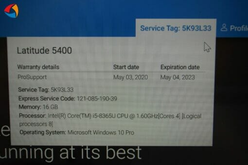 Dell Latitude 5400