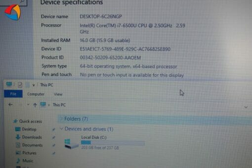 HP 820 G3 14" i7 6th Gen