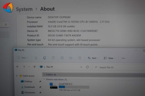 HP EliteBook x360 1040 G7 14" i5 10th gen SSD 256GB RAM 16GB Touch Grade A laptop SKU8683 - Image 8