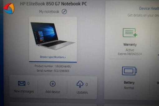 HP Elitebook 850 G7