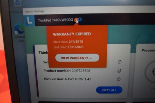Lenovo ThinkPad T470S Touchscreen
