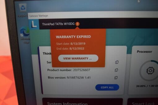 Lenovo ThinkPad T470S Touchscreen