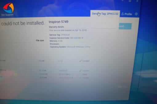 Dell Inspiron 5749