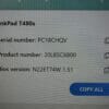 Lenovo T480s 14" i5