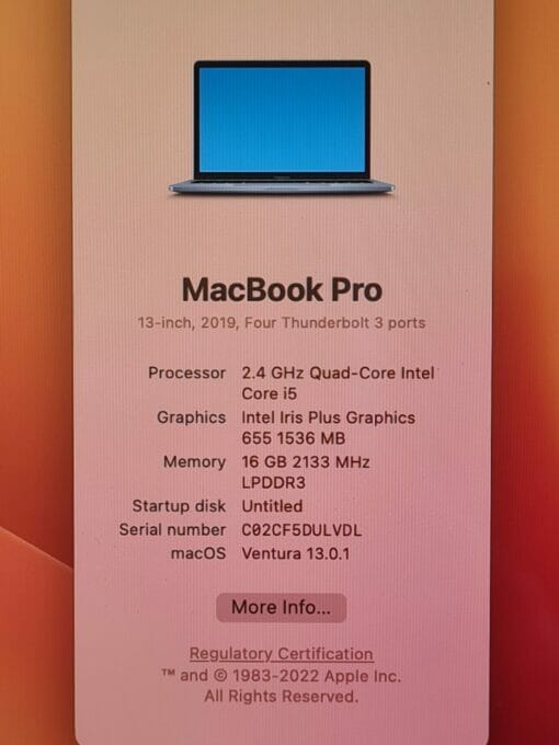 Apple MacBook Pro 2019