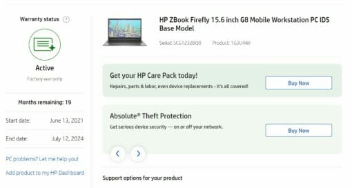 HP Zbook FireFly 15 G8 15.6"