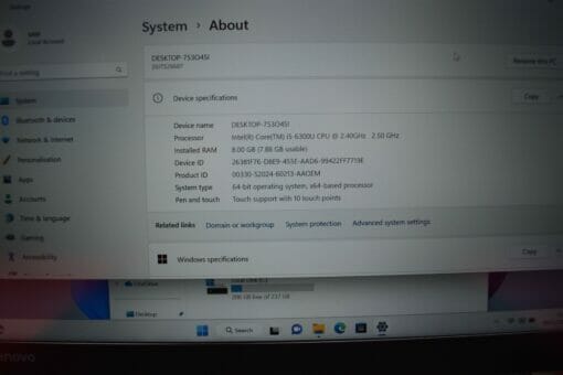 Lenovo ThinkPad T470S Touchscreen