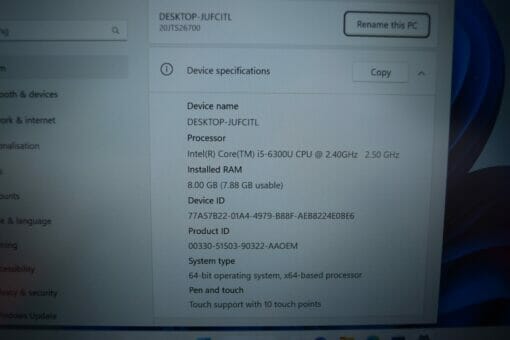 Lenovo ThinkPad T470S