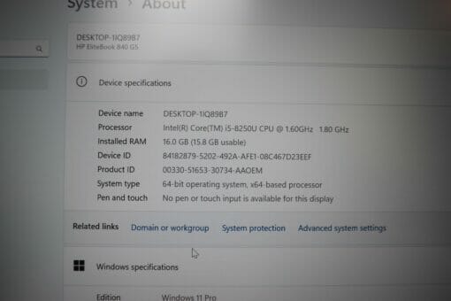 HP Elitebook 840 G5 14"