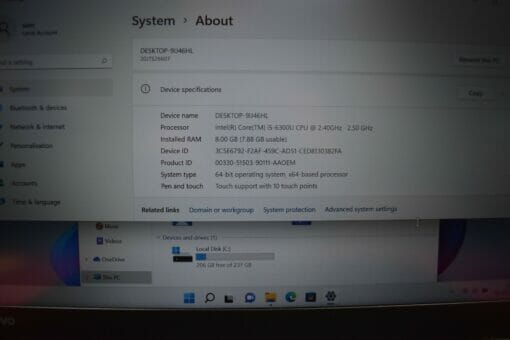 Lenovo ThinkPad T470S Touchscreen