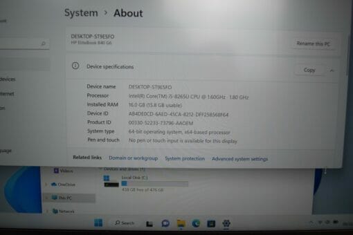 HP Elitebook 840 G6 i5