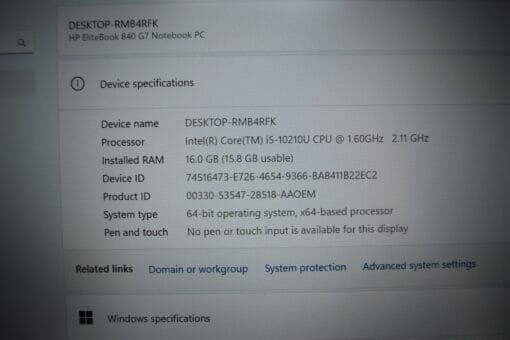 HP Elitebook 840 G7 14"