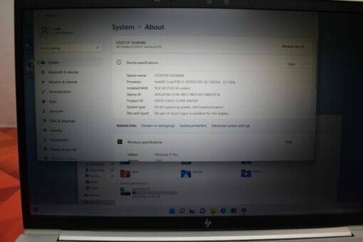 HP Elitebook 850 G7