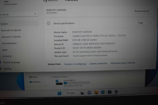 Lenovo ThinkPad T470S Touchscreen
