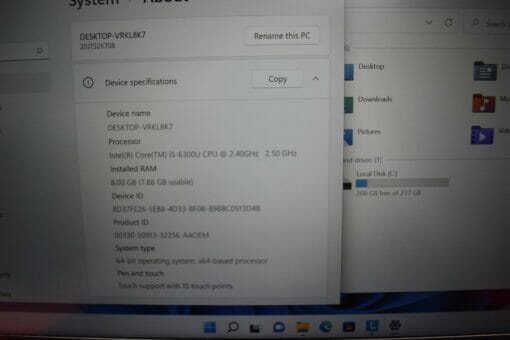 Lenovo ThinkPad T470S Touchscreen