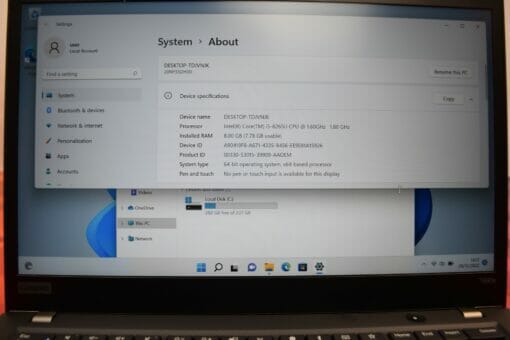 Lenovo T490s 14" i5
