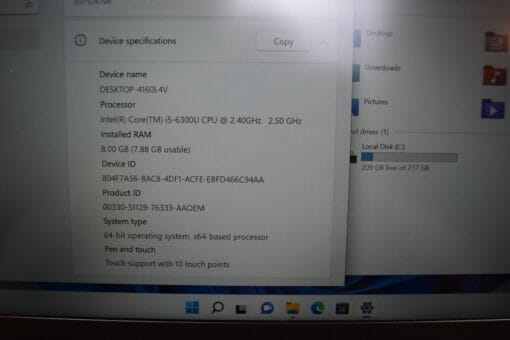 Lenovo ThinkPad T470S Touchscreen