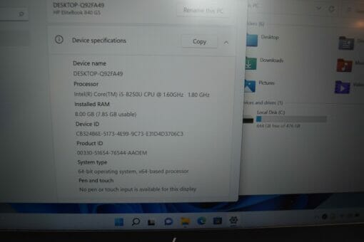 HP Elitebook 840 G5 14"