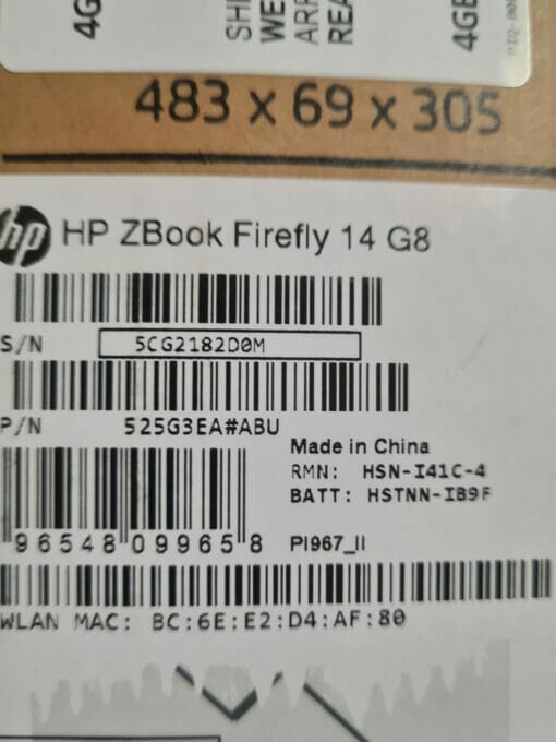 HP Zbook FireFly 14 G8