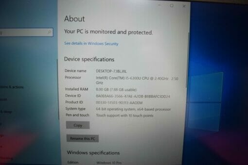 Lenovo ThinkPad T470S 14" 6th gen i5 TouchScreen