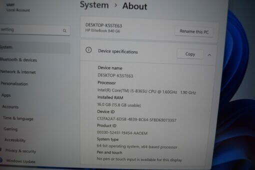 HP Elitebook 840 G6 14"