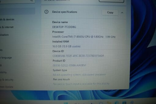 HP 250 G7 15.6" i7 8th Gen