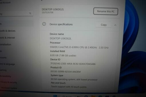 Lenovo ThinkPad T470S 14" 6th gen i5 TouchScreen