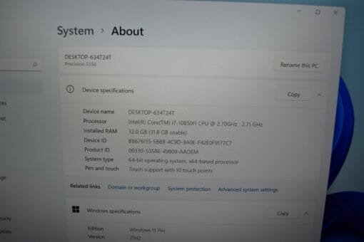 Dell Precision 5550