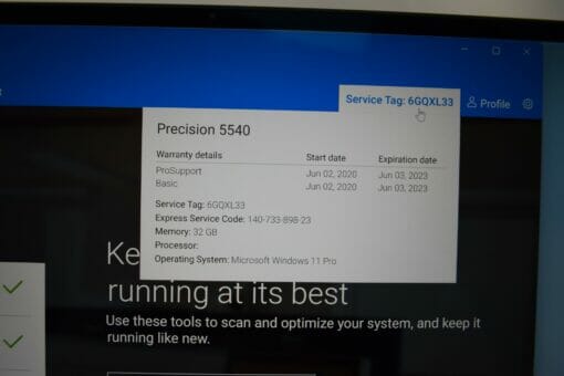 Dell precision 5540 14" i7 9th gen