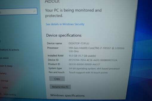 DELL Latitude Touch 7420 14" i5 11th Gen