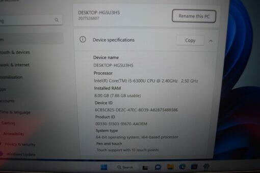 Lenovo ThinkPad T470S 14" 6th gen i5 TouchScreen