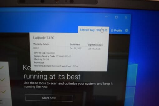 DELL Latitude Touch 7420 14" i5 11th Gen