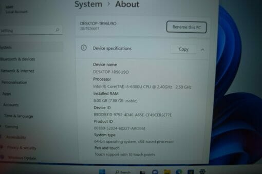 Lenovo ThinkPad T470S 14" 6th gen i5 TouchScreen