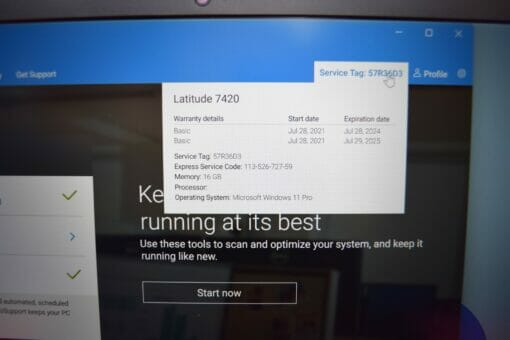 DELL Latitude 7420 14" i7 11th Gen