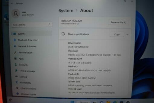HP Elitebook 840 G5 14"